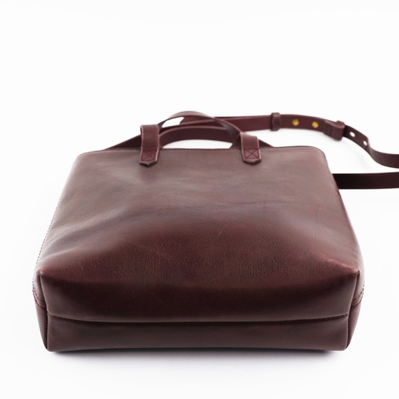 NWT MADEWELL The Zip-Top Transport Crossbody in Dark Burgundy - Picture 7 of 8